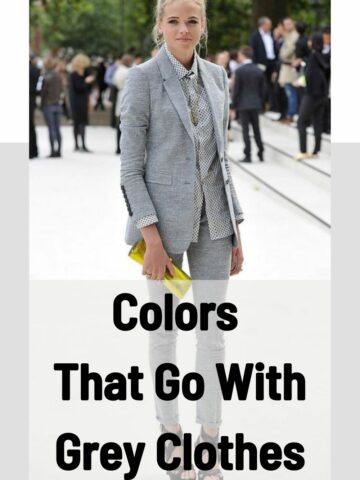 13 Colors That Go With Grey Clothes
