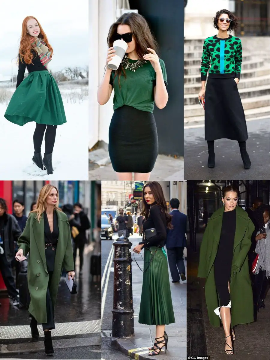 Black Go With Green Clothes