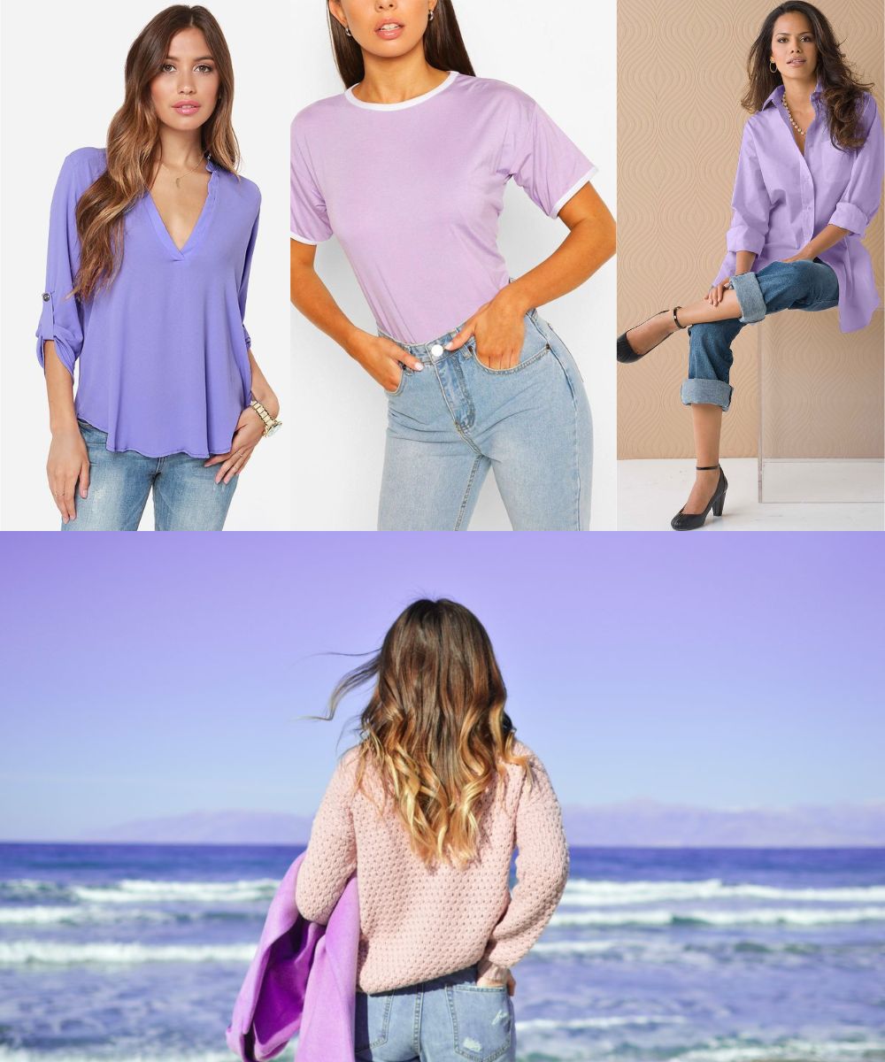 Denim Blue to Combine With Lavender Clothes