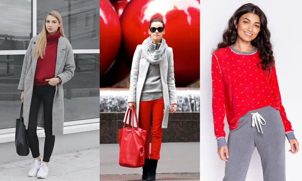 Red Go With Grey Clothes 01