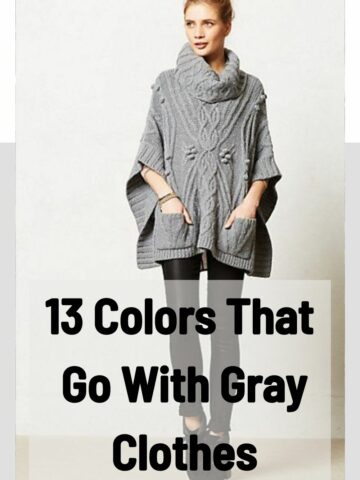 13 Colors That Go With Gray Clothes
