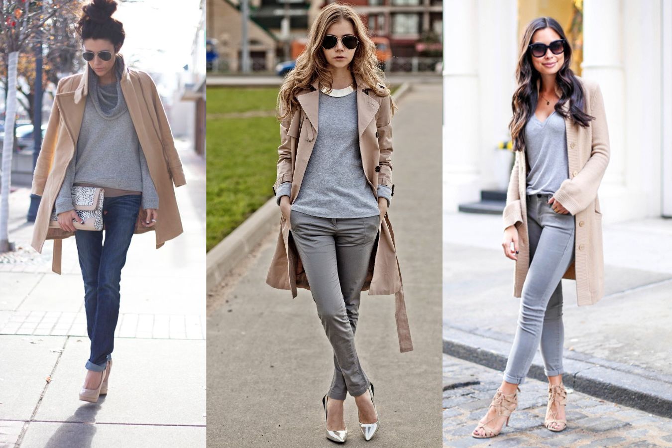 Beige And Gray Clothes