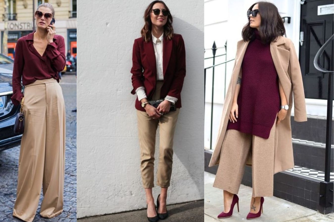 Burgundy And Beige01