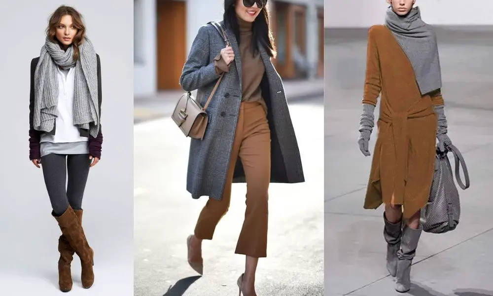 Gray And Brown Clothes