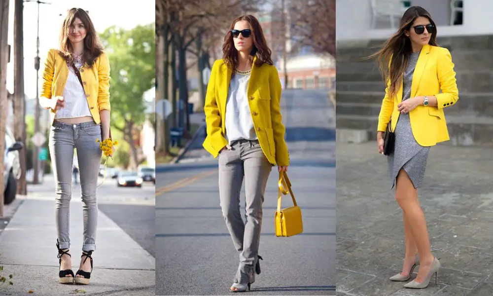 Gray And Yellow Clothes 01