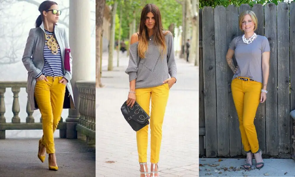 Gray And Yellow Clothes 02