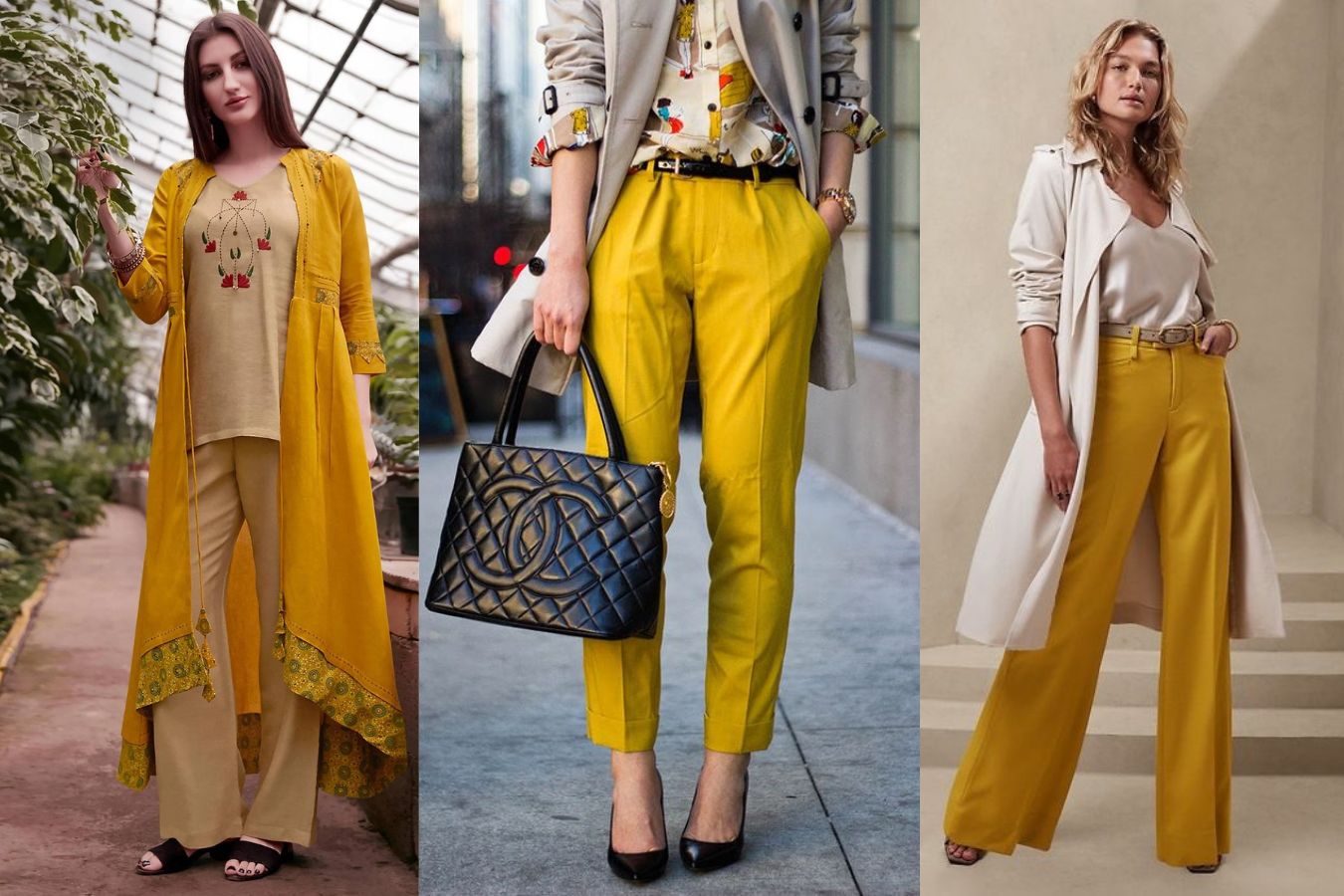Wear Beige And Yellow