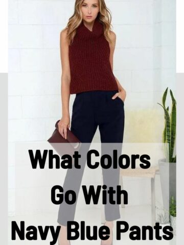 What Colors Go With Navy Blue Pants