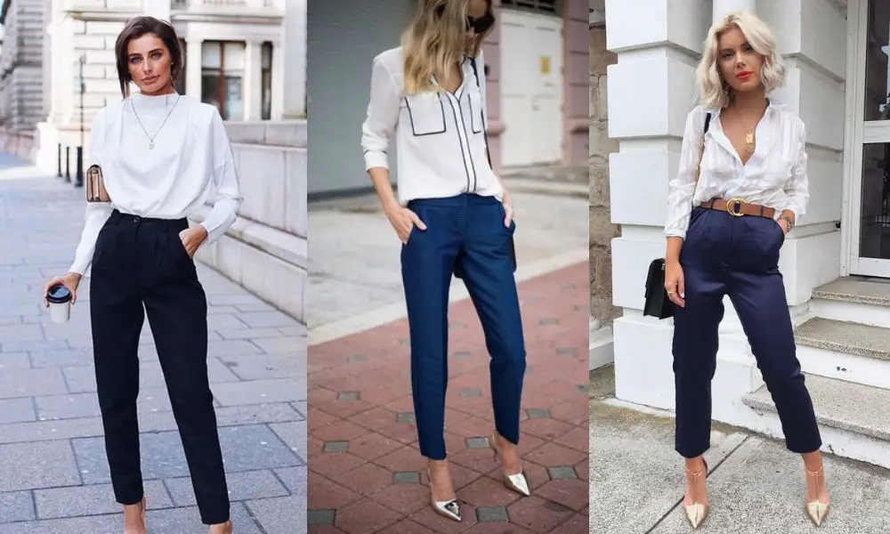 White and Navy Blue Pants 03