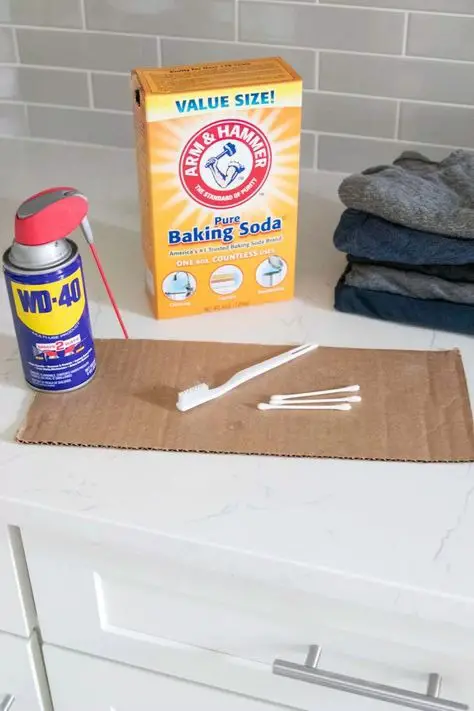 Baking Soda and WD-40 Method