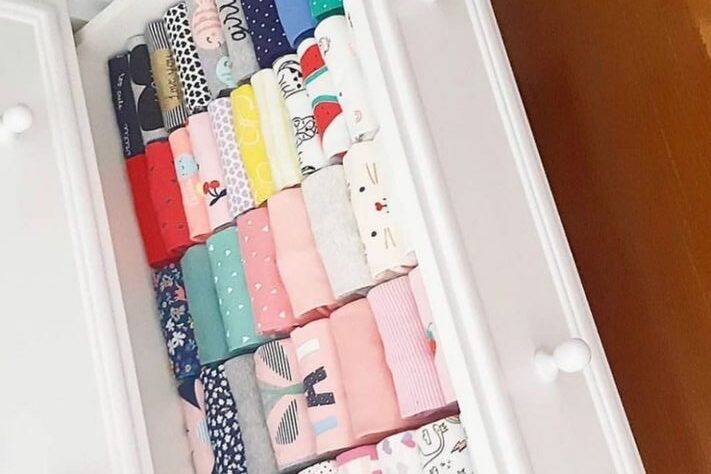 How to Store Folded Baby Clothes 