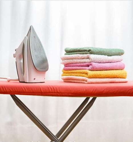 Use a Towel and Steaming Iron