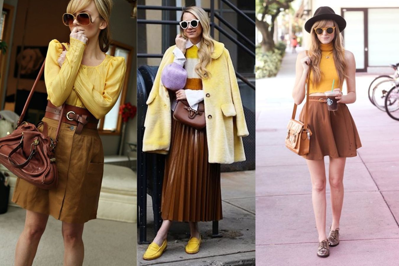 Yellow With Tan