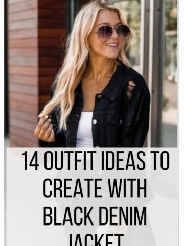 14 Outfit Ideas To Create With Black Denim Jacket