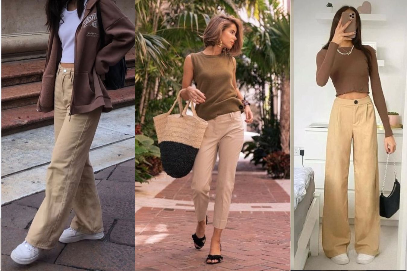 Brown And Khaki Pants