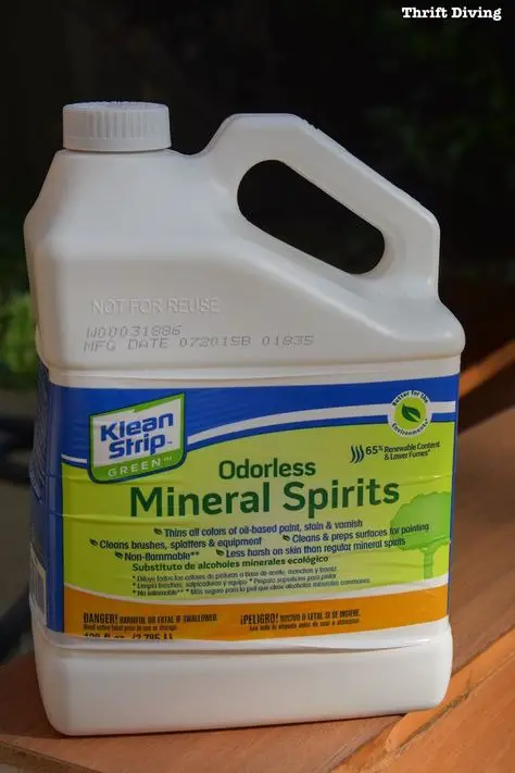 Mineral Spirits To Remove Wood Stains From Clothes