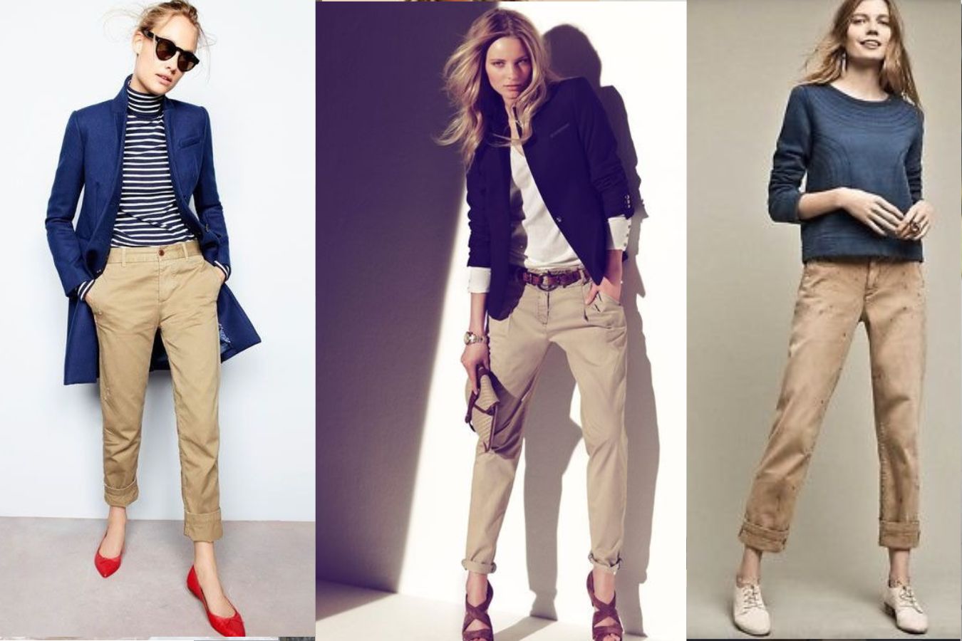 Navy And Khaki Pants