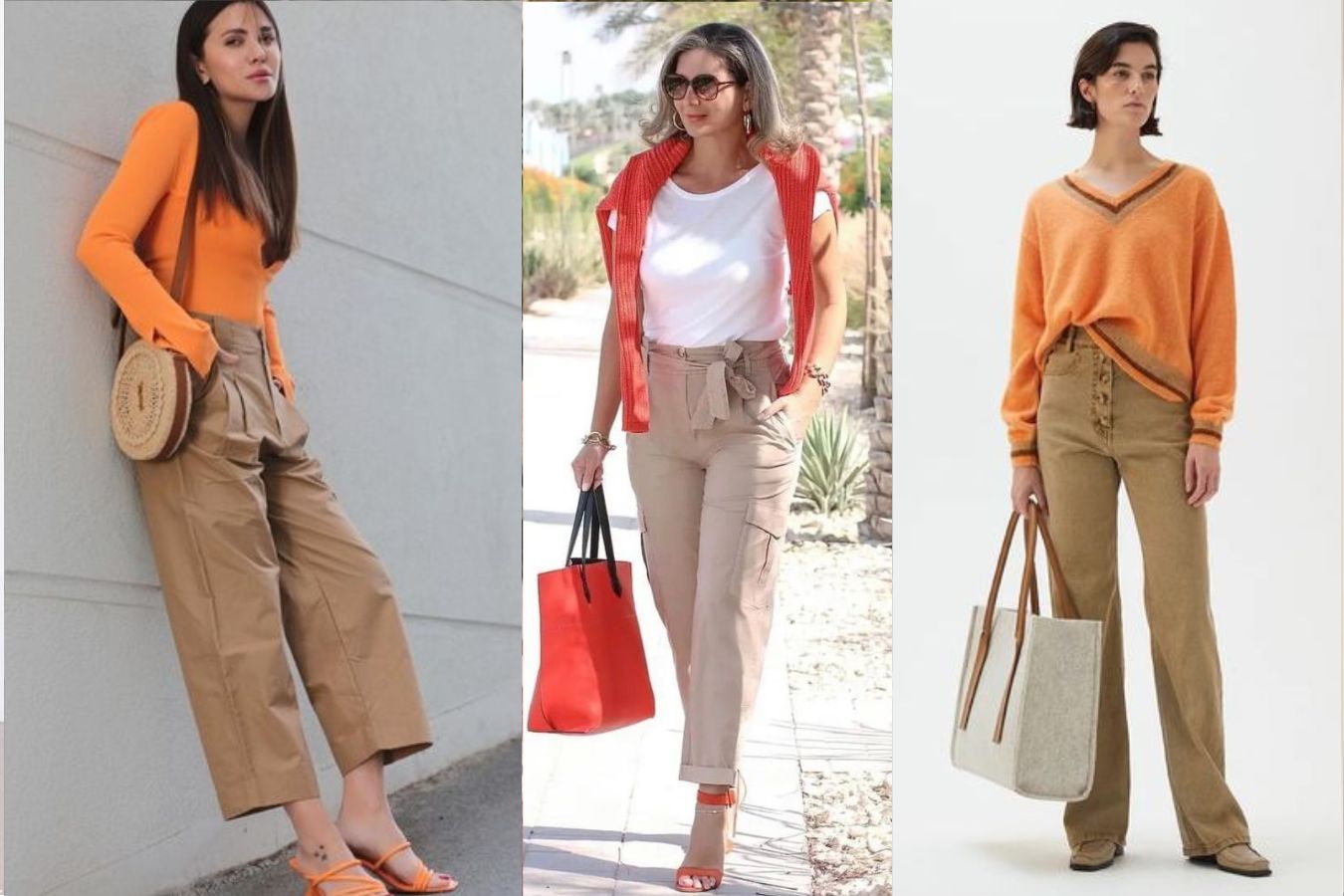 Orange And Khaki Pants