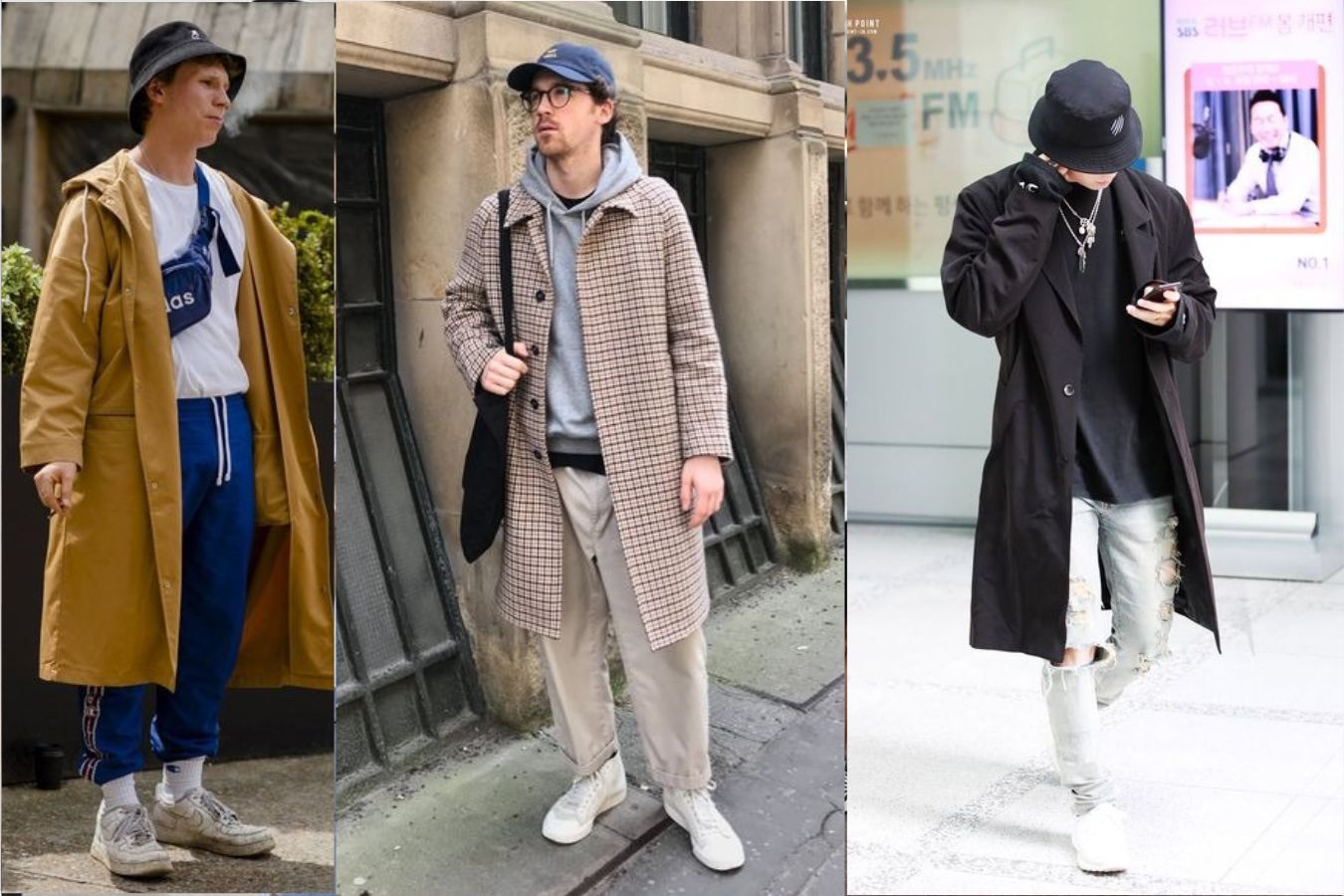 Pair A Bucket Hat With An Oversized Cardigan In The Fall
