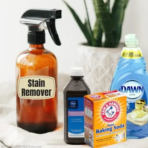 Remove Bleach Stains Using Dish Soap