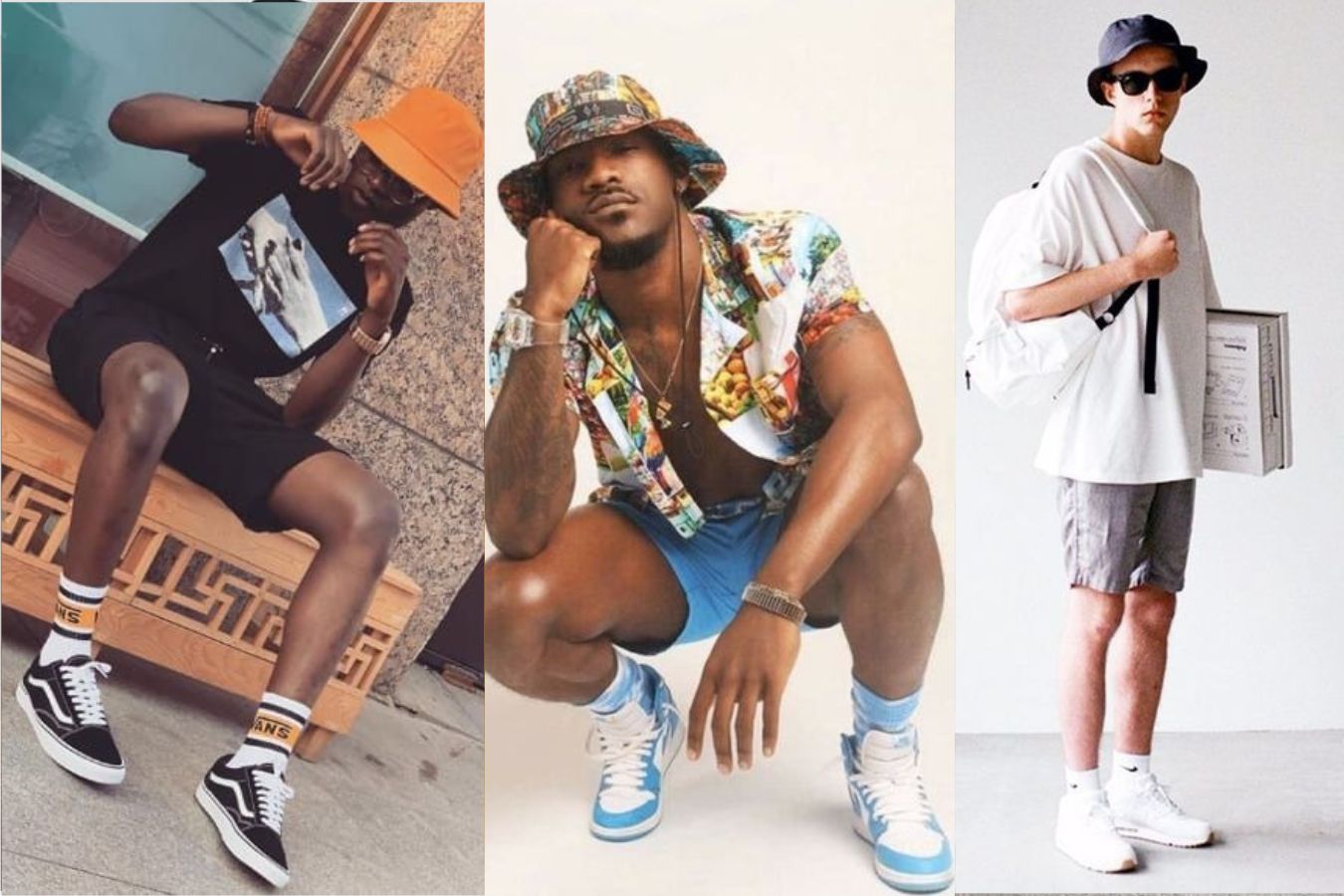 Wear A Bucket Hat With A Button-Down Top Or Tee And A Nice Pair Of Shorts