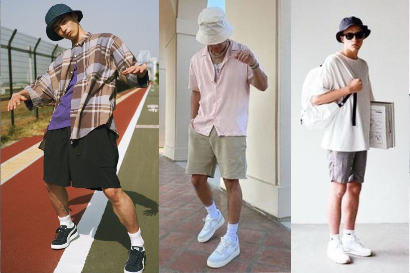 Wear A Kangol Bucket Hat With Joggers And Sneakers