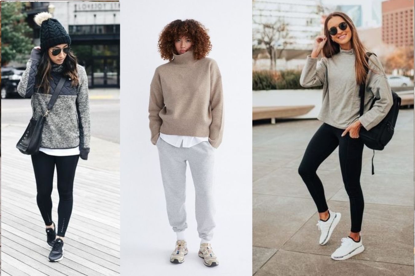 Wear Turtlenecks With Athleisure