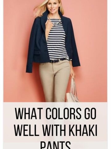 What Colors Go Well With Khaki Pants