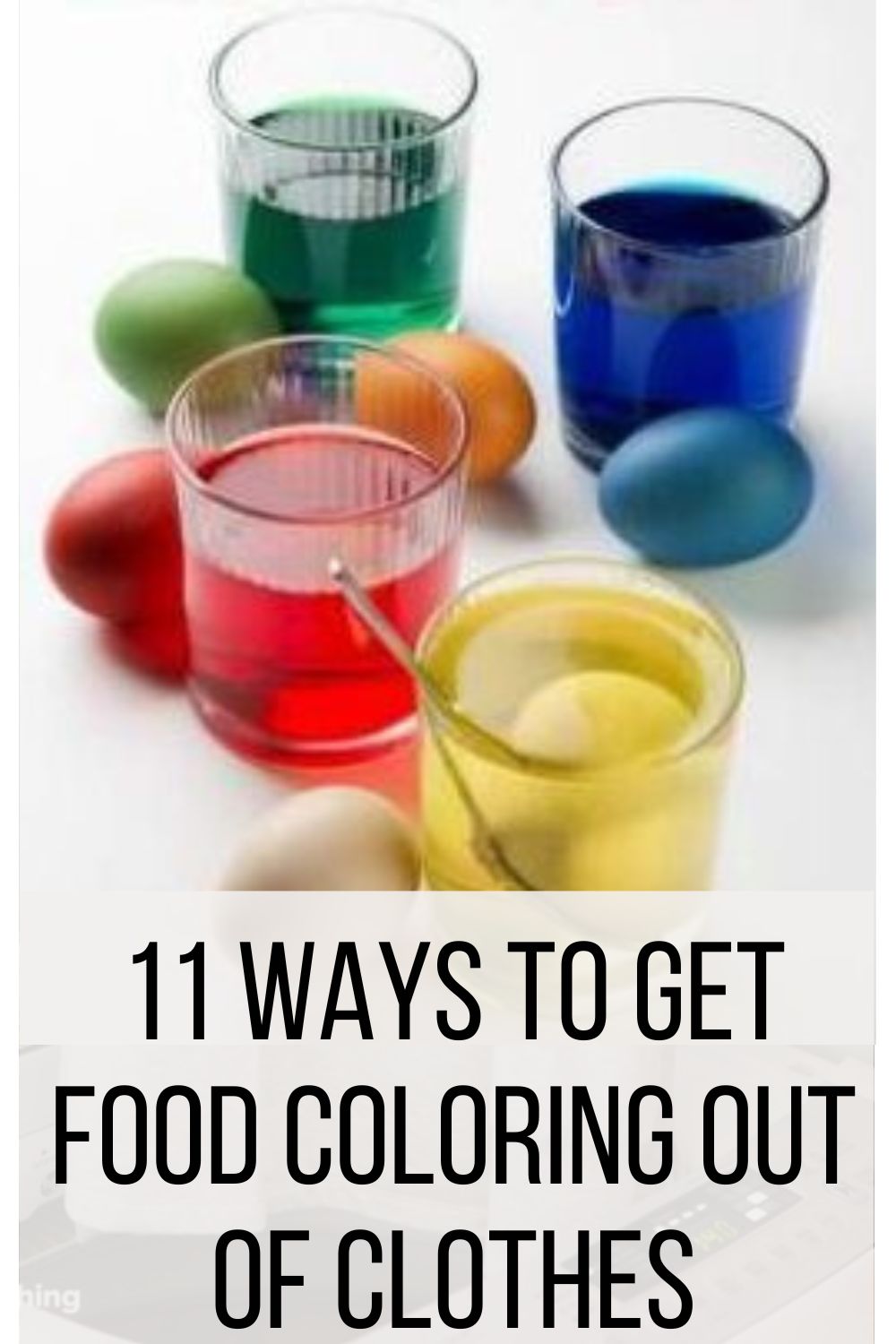 11 Ways to Get Food Coloring Out of Clothes