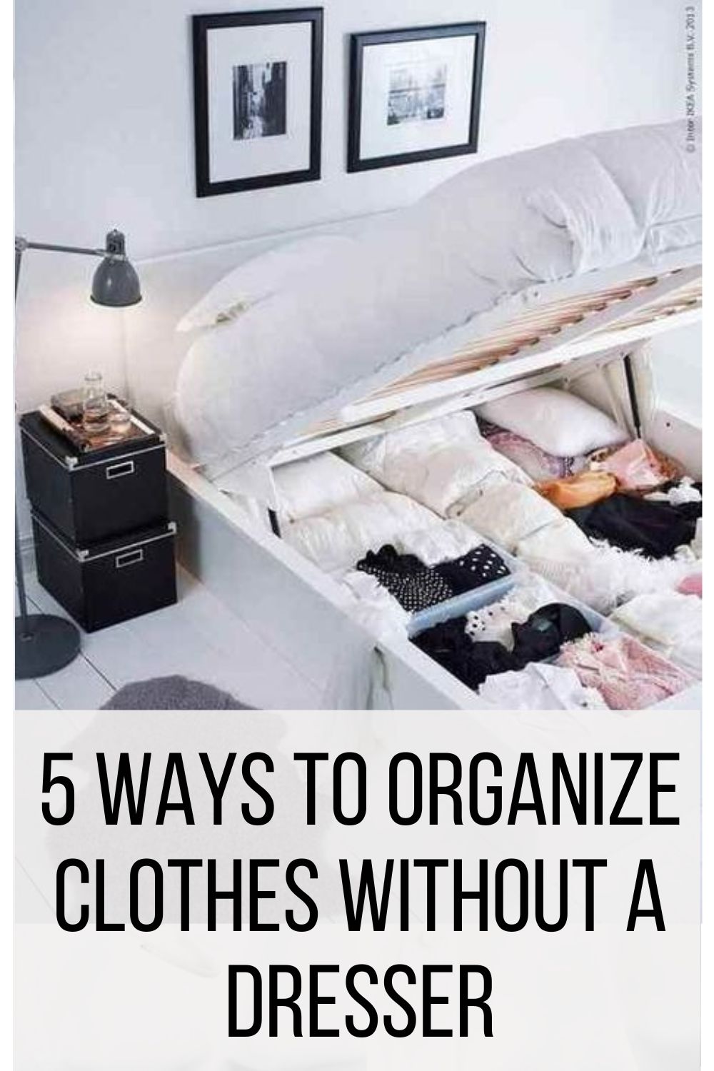 5 Ways to Organize Clothes Without a Dresser