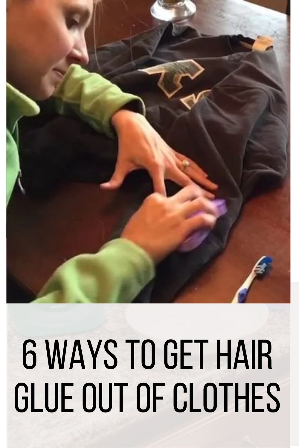 6 Ways to Get Hair Glue out of Clothes