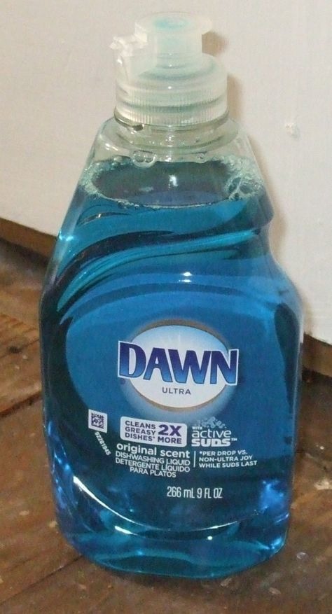Blue dawn dish soap