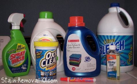 Commercial Stain Removers Get Rid Of Dye Stains From Clothes