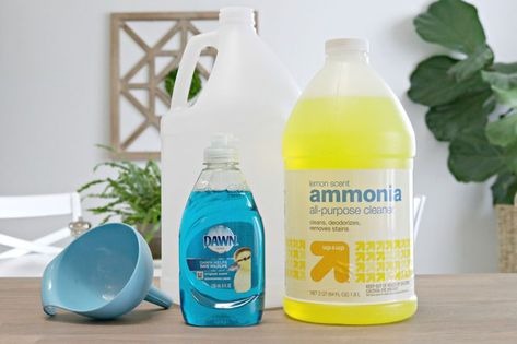 Dish Soap & Ammonia