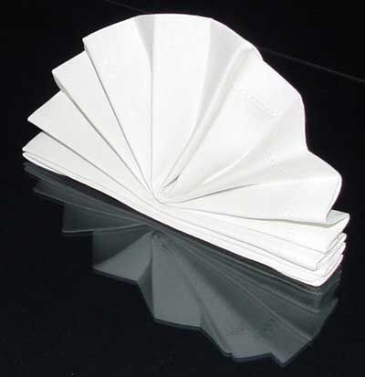 Fan Fold to Fold a Washcloth