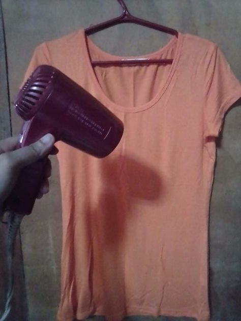 Hair Dryer to Remove Lint from Clothes