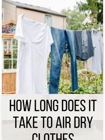 How Long Does It Take to Air Dry Clothes