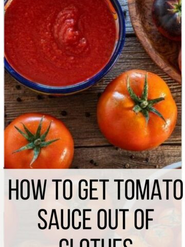 How to Get Tomato Sauce Out of Clothes