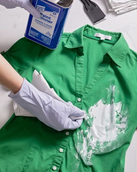 Paint Thinner to Remove White-Out from Clothing