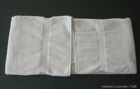 Rectangle Fold to Fold a Washcloth