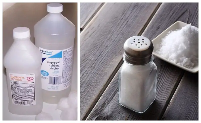 Rubbing Alcohol and Salt