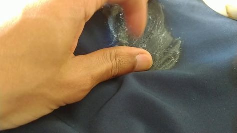 Scrape off the Hardened Glue