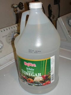 Vinegar and dishwasher