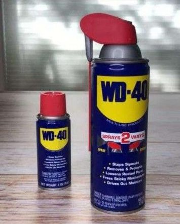 WD-40 to get tar out of clothes