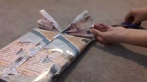 Wrapping Paper (Folded Like An Envelope) To Wrap Your Clothes