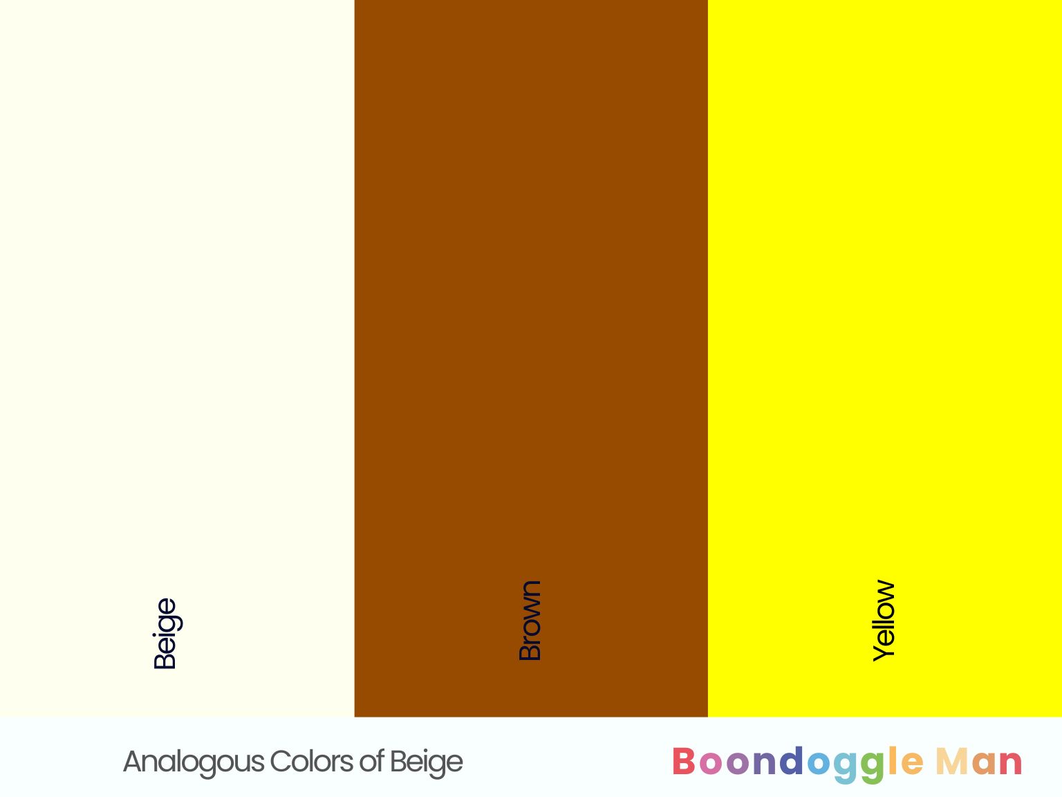 Analogous Colors of Beige