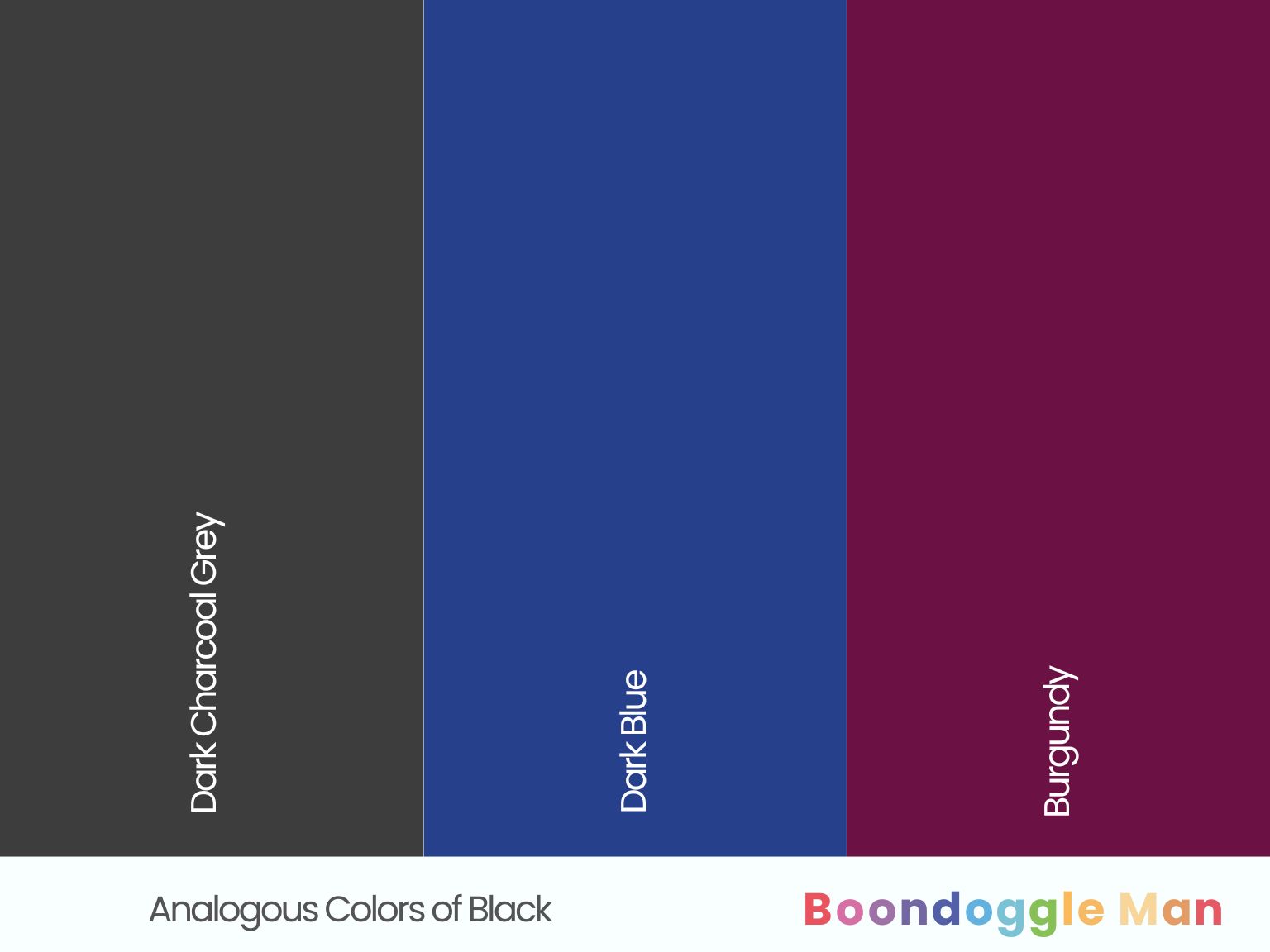 Analogous Colors of Black