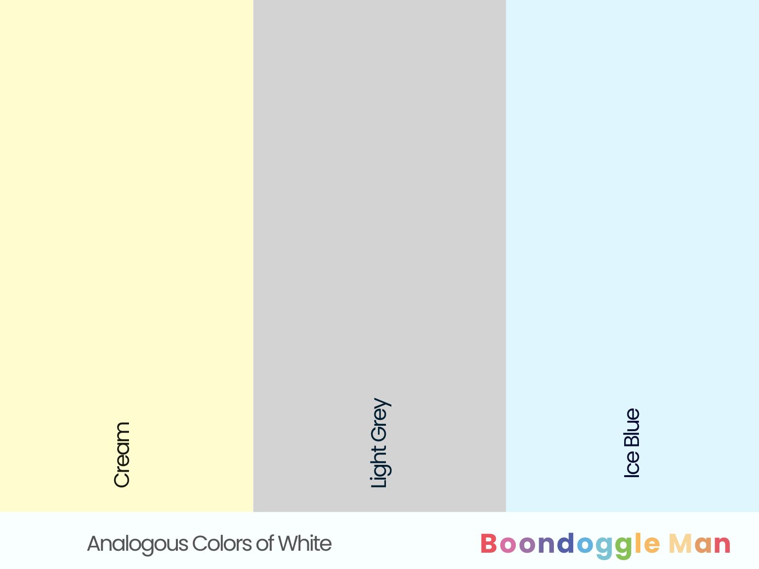 Analogous Colors of White