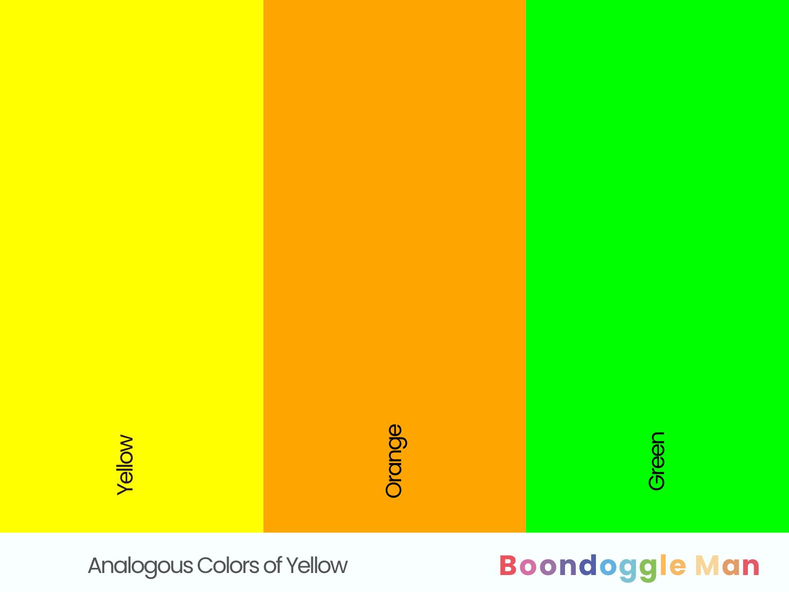 Analogous Colors of Yellow