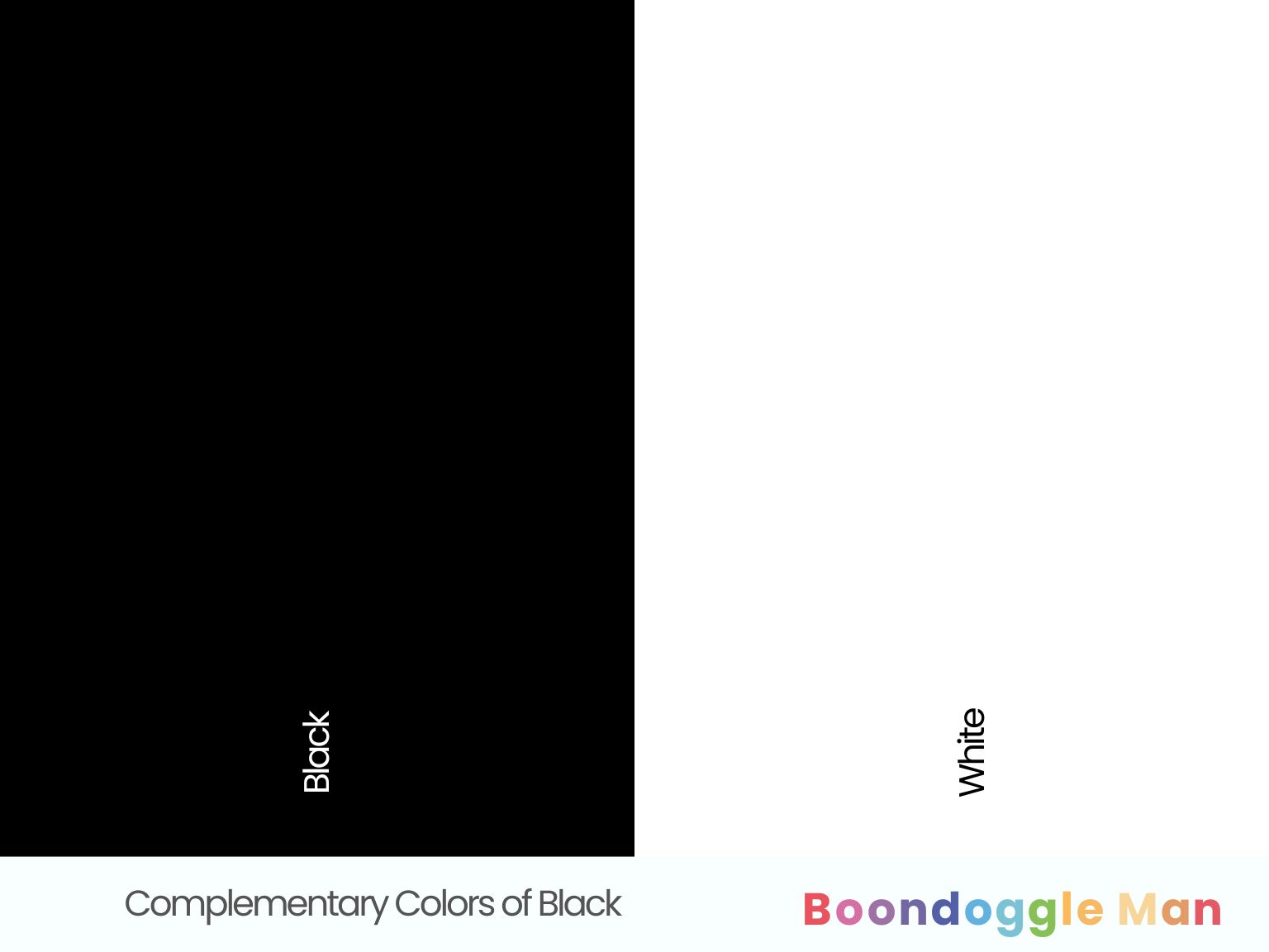 Complementary Colors of Black